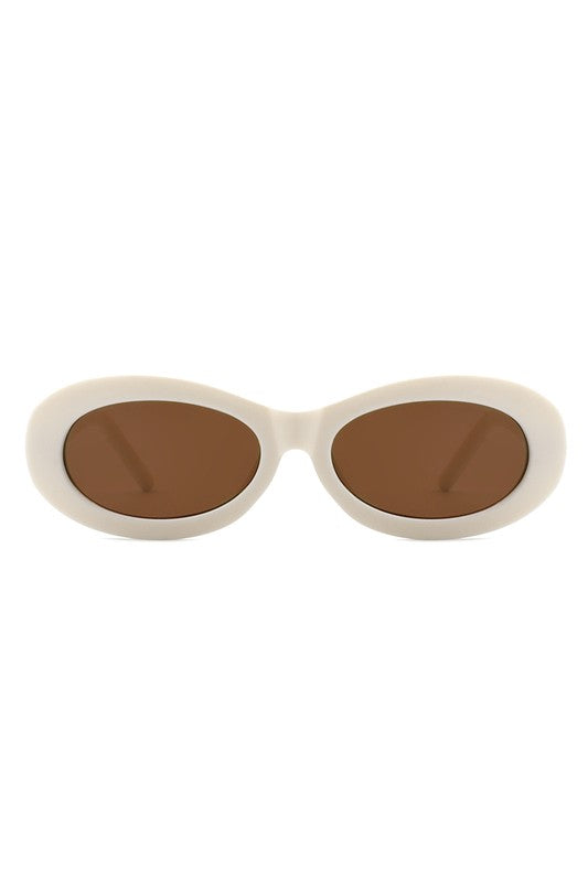 Xara White Sunglasses