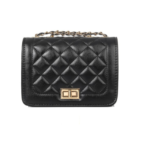 Quilted Vegan Leather Purse