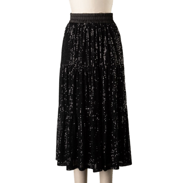 Ashanti Sequin Midi Skirt