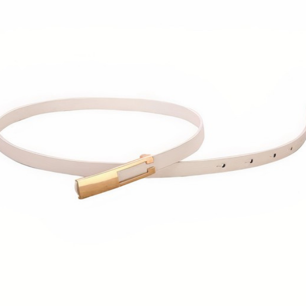 Valentina Adjustable Belt White
