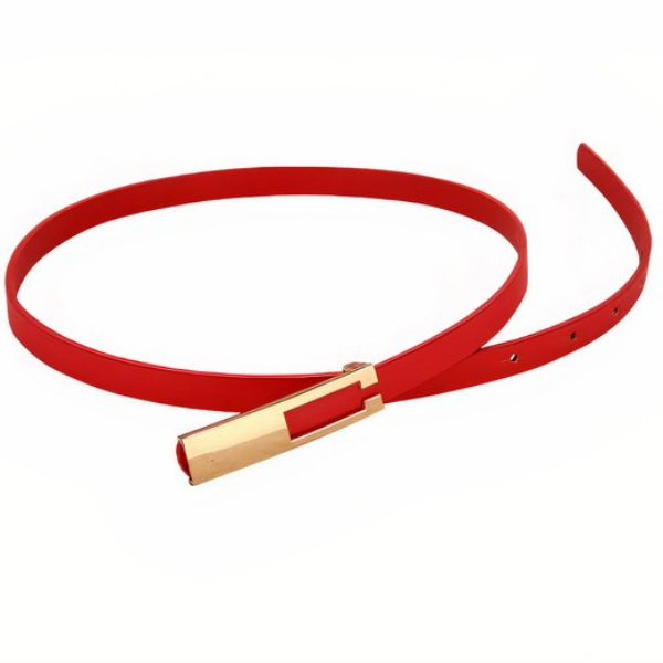Valentina Adjustable Belt Red