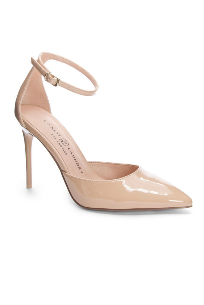 Dolly Patent Nude PU Heels